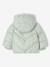 Lightweight Jacket with Printed Hood for Babies sage green 
