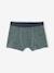 Pack of 7 Striped & Bear Print Boxers for Boys green 