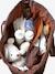 Wildlife tote bag in cotton canvas cashew 