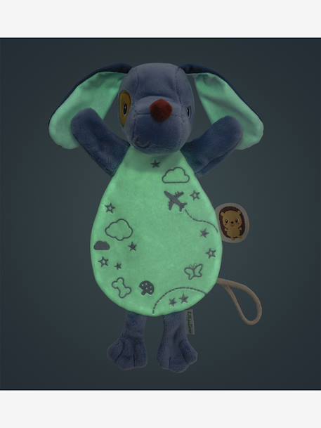 Glow-In-The-Dark Comforter / Soft Toy, LILLIPUTIENS blue+rose 