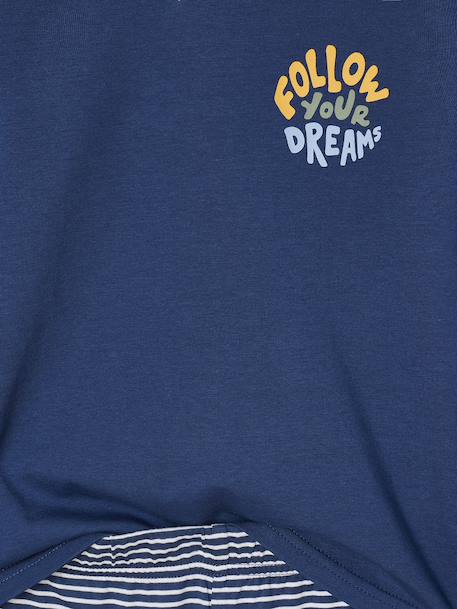 Pack of 3 Bike Pyjamas for Boys ocean blue 