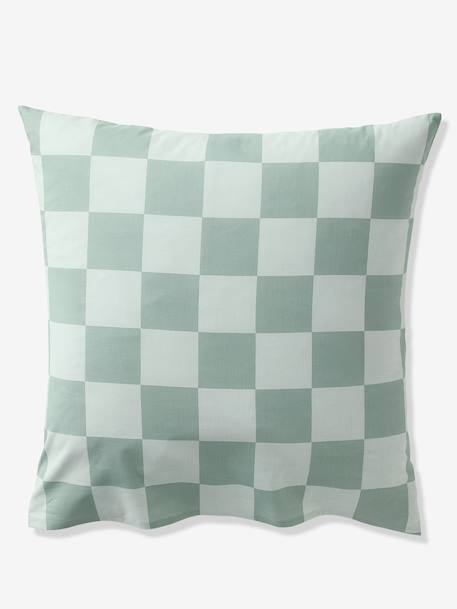 Duvet Cover Set + Pillowcase for Children, ROCK MUSIC sage green 
