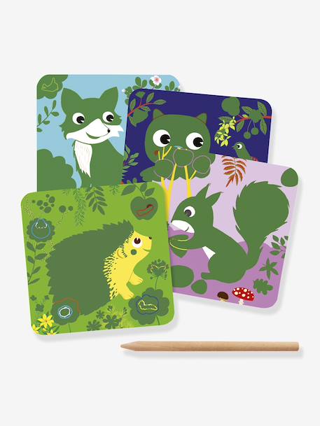 'Little Bugs' Scratch Cards, by DJECO Multi+red 