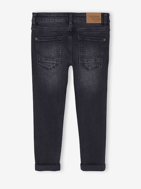 Slim morphological jeans for boys size medium black denim+Dark Blue+Dark Grey+Denim Blue+denim grey+double stone 