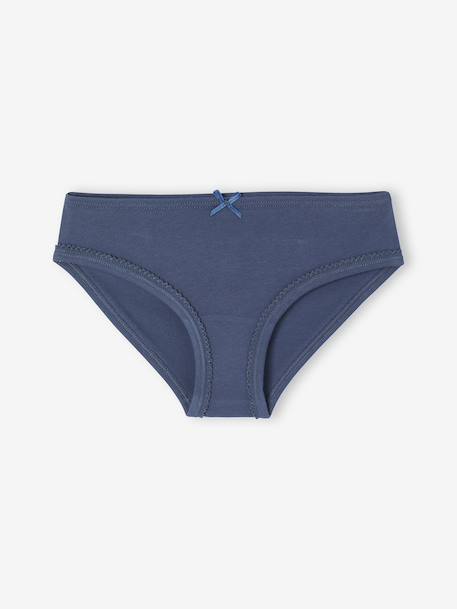 Pack of 7 Hearts Briefs for Girls rose 