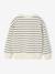Printed Dog Sweatshirt for Boys striped white+tomato red 