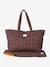 Wildlife tote bag in cotton canvas cashew 