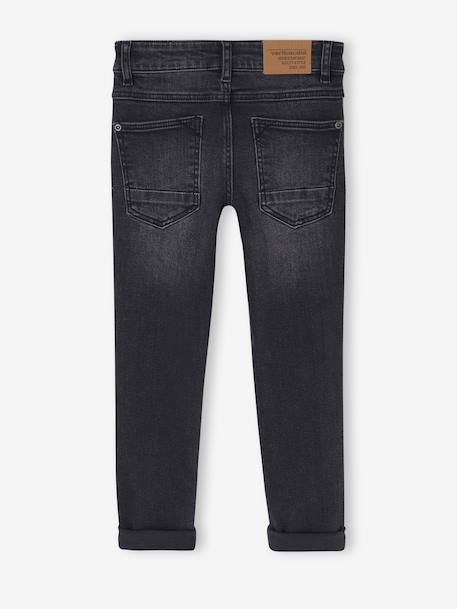 Morphological slim thin jeans for boys black denim+Dark Blue+Dark Grey+Denim Blue+denim grey+double stone 
