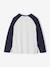 Contrasting Long-Sleeved T-Shirt for Boys marl white 