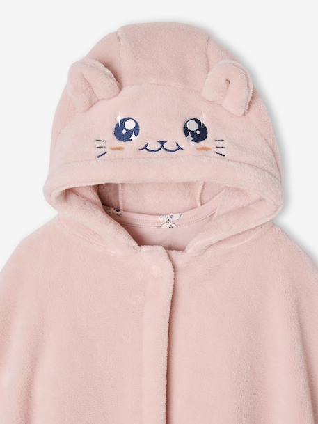 Dress-Up Cat Pyjamas for Girls pale pink 