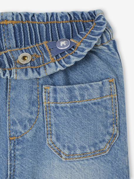 Sweatshirt and wide-leg jeans set for babies vanilla 