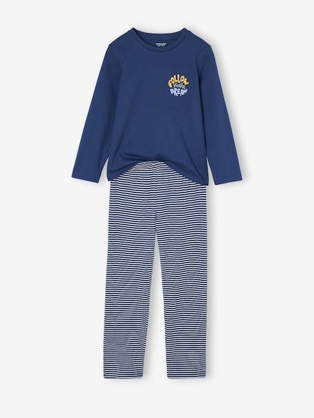 Pack of 3 Bike Pyjamas for Boys ocean blue 
