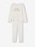 'Best Sister' Pyjamas in Ribbed Jersey Knit, for Girls ecru 