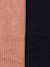 Pack of 2 Pairs of Rib Knit Tights for Girls night blue 