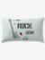 Duvet Cover Set + Pillowcase for Children, ROCK MUSIC sage green 