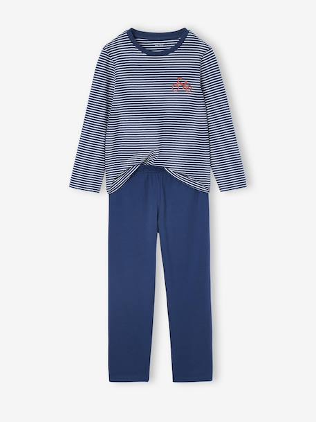 Pack of 3 Bike Pyjamas for Boys ocean blue 