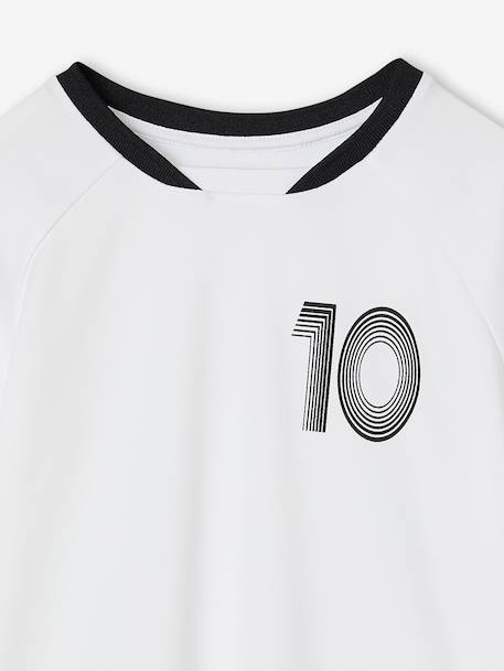 Short-Sleeved Football T-Shirt for Boys white 