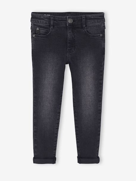 Slim morphological jeans for boys size medium black denim+Dark Blue+Dark Grey+Denim Blue+denim grey+double stone 