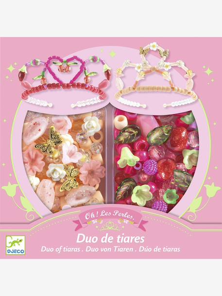Set of 2 Tiaras, DJECO rose 