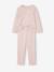 Dress-Up Cat Pyjamas for Girls pale pink 