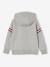 Hooded Sweatshirt with Print on the Front for Boys marl grey 
