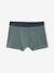 Pack of 7 Striped & Bear Print Boxers for Boys green 
