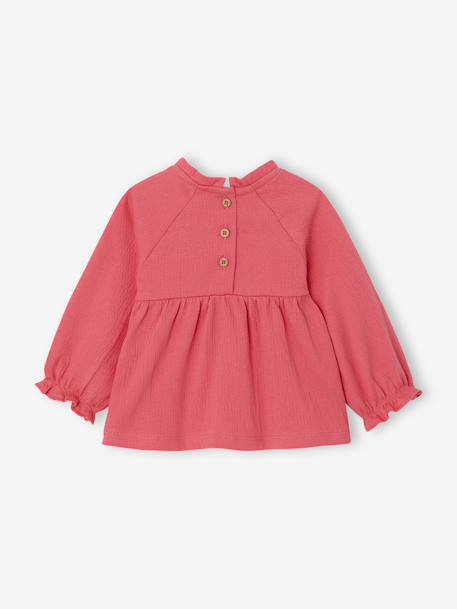 T-shirt for babies in a blouse style pomegranate 