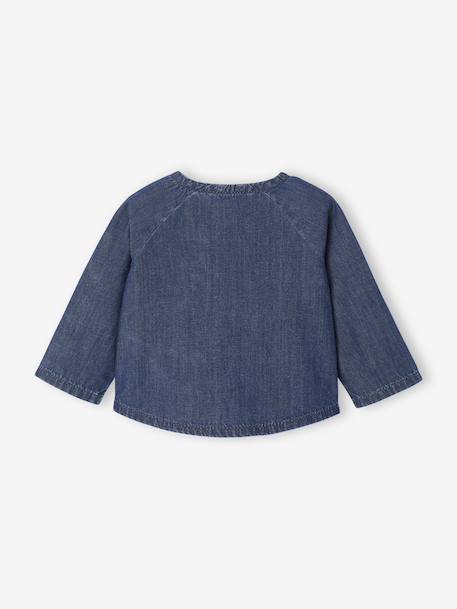 Denim Shirt for Newborns stone 