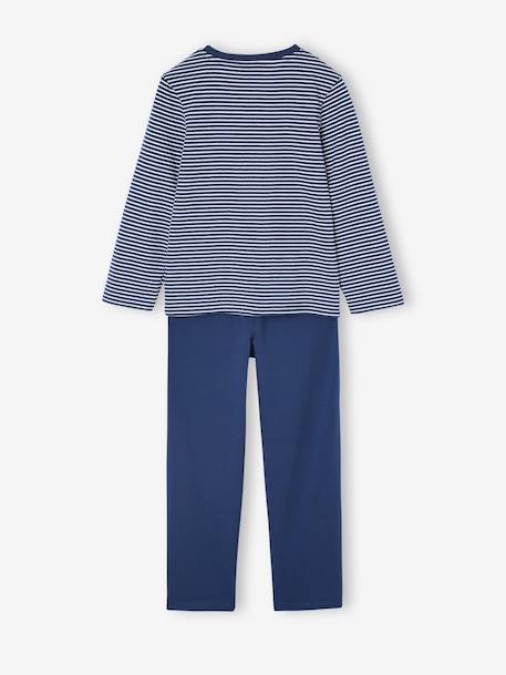 Pack of 3 Bike Pyjamas for Boys ocean blue 