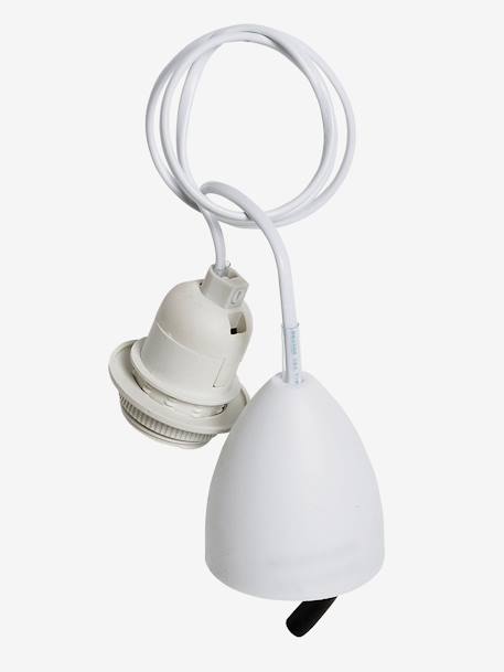 Electric Cable & Socket for Lights White 