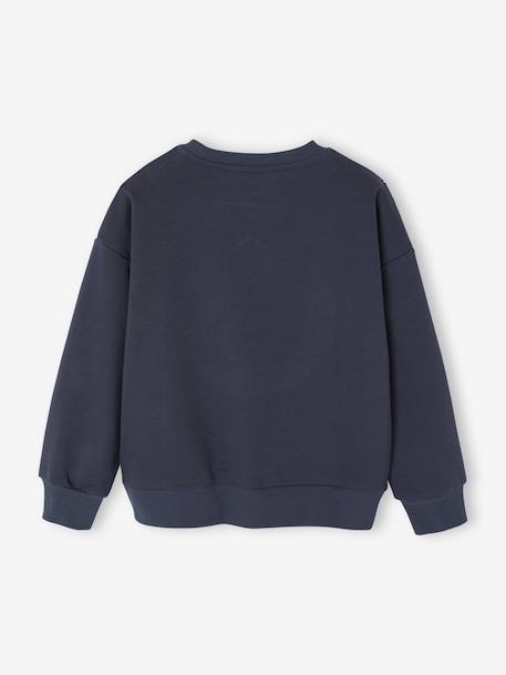 Sweatshirt with Bouclé Design for Boys navy blue 