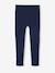 Seamless Ribbed Sportswear Leggings for Girls navy blue 