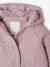 Lightweight Floral Jacket with Hood for Girls grey green+mauve 