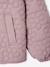 Lightweight Floral Jacket with Hood for Girls grey green+mauve 