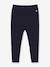 Plain Cotton Leggings for Babies, PETIT BATEAU navy blue 