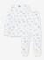 Children's pyjamas in printed fleece with heart design by PETIT BATEAU light blue 