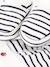 Unisex Beanie & Booties Set for Babies, PETIT BATEAU navy blue+white 