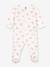 Baby pyjamas in PETIT BATEAU heart print fleece light blue 