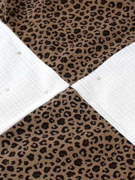 Leopard Activity Mat in Cotton Gauze, ENVIE DE FRAISE beige 