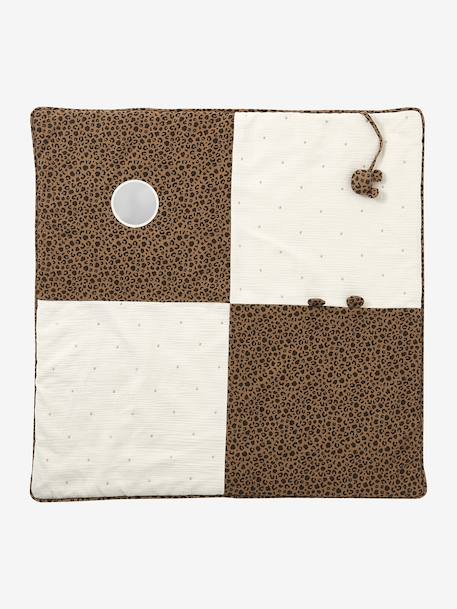 Leopard Activity Mat in Cotton Gauze, ENVIE DE FRAISE beige 