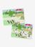 Repositionable Fanfare DJECO wall stickers green 