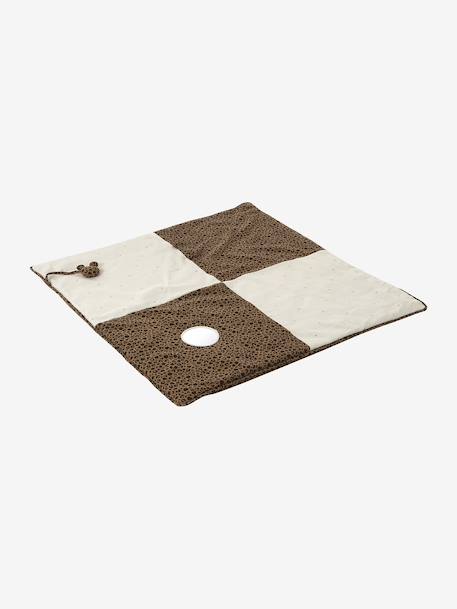Leopard Activity Mat in Cotton Gauze, ENVIE DE FRAISE beige 