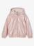 Lined Shiny-Effect Windcheater for Girls pale pink 