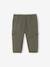 Twill Cargo Trousers for Babies navy blue+olive 