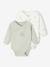 Pack of 2 Long-Sleeved Bodysuits, Newborn Special aqua green 