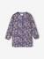 Customisable Flowers girl's smock navy blue 