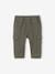 Twill Cargo Trousers for Babies navy blue+olive 