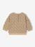 Sweatshirt with leopard print taupe+vanilla 