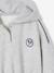 Cropped Sports Sweatshirt with Hood, for Girls marl grey 