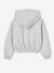 Cropped Sports Sweatshirt with Hood, for Girls marl grey 
